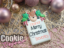 Load image into Gallery viewer, Reindeer Christmas Card - Customised
