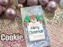 Load image into Gallery viewer, Reindeer Christmas Card - Customised
