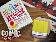 Load image into Gallery viewer, Teacher’s Gift – Giant Pencil Cookie

